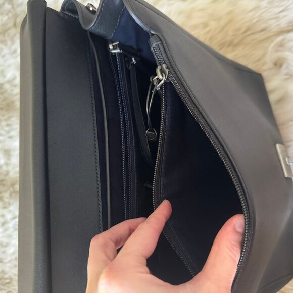 TUMI Mariella Pheobe Laptop Business Backpack European Leather - Picture 6 of 11